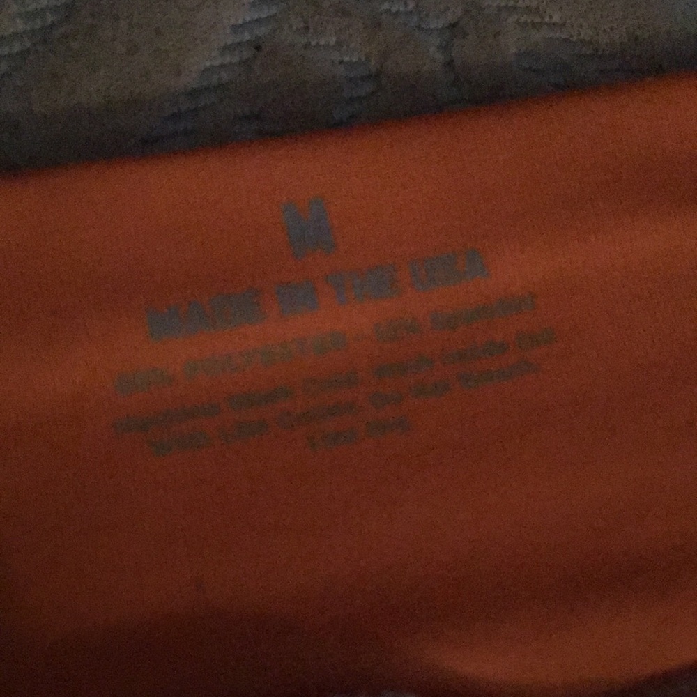 Strong by design orange and pink-red leggings with pattern - Picture 6 of 6
